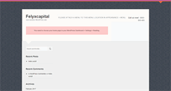 Desktop Screenshot of felyxcapital.com
