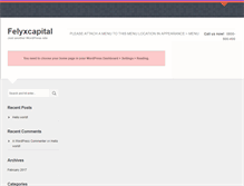 Tablet Screenshot of felyxcapital.com